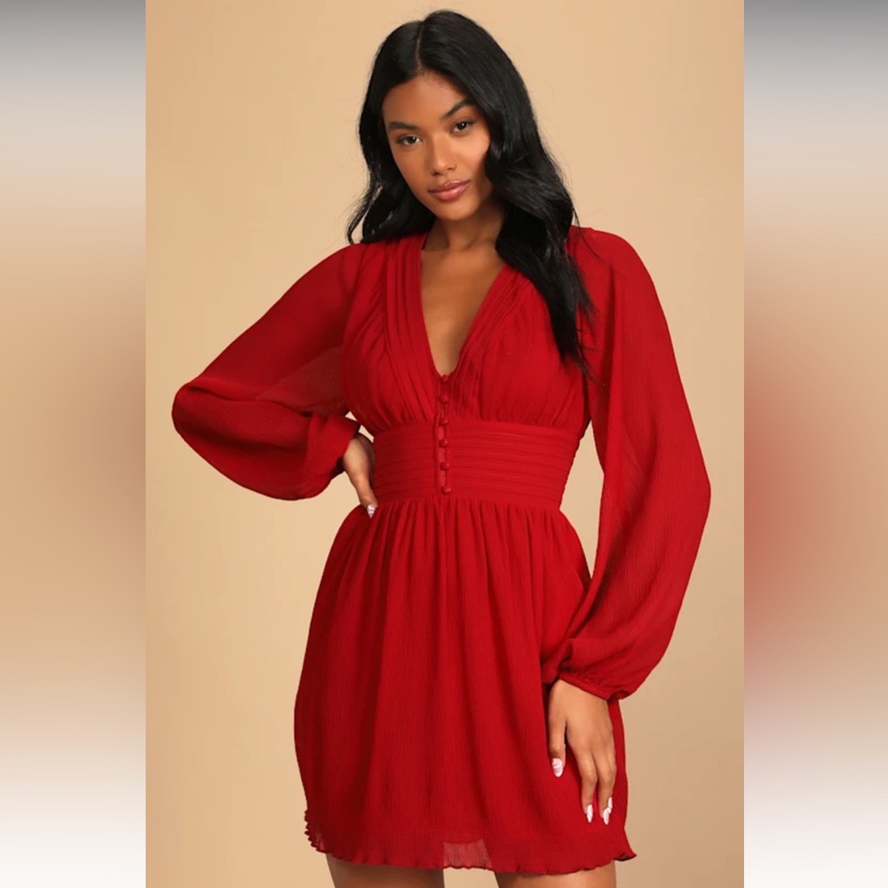 Devoted Romance Wine Red Backless Dress With Pockets